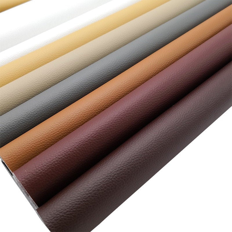 Self-adhesive Leather Fabric, Artificial Leather, Faux Leather