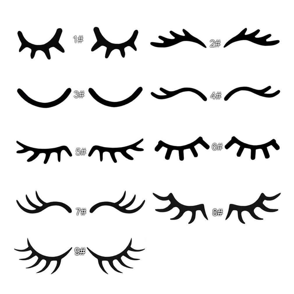 Unicorn Eyelashessleepy Eyelashes Decalsunicorn - Etsy