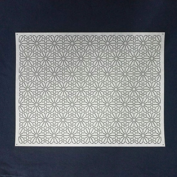 sato Pattern making SH ブラック Daruma Sashiko Sampler - Tsuzuki-Yamagata (1006/1206