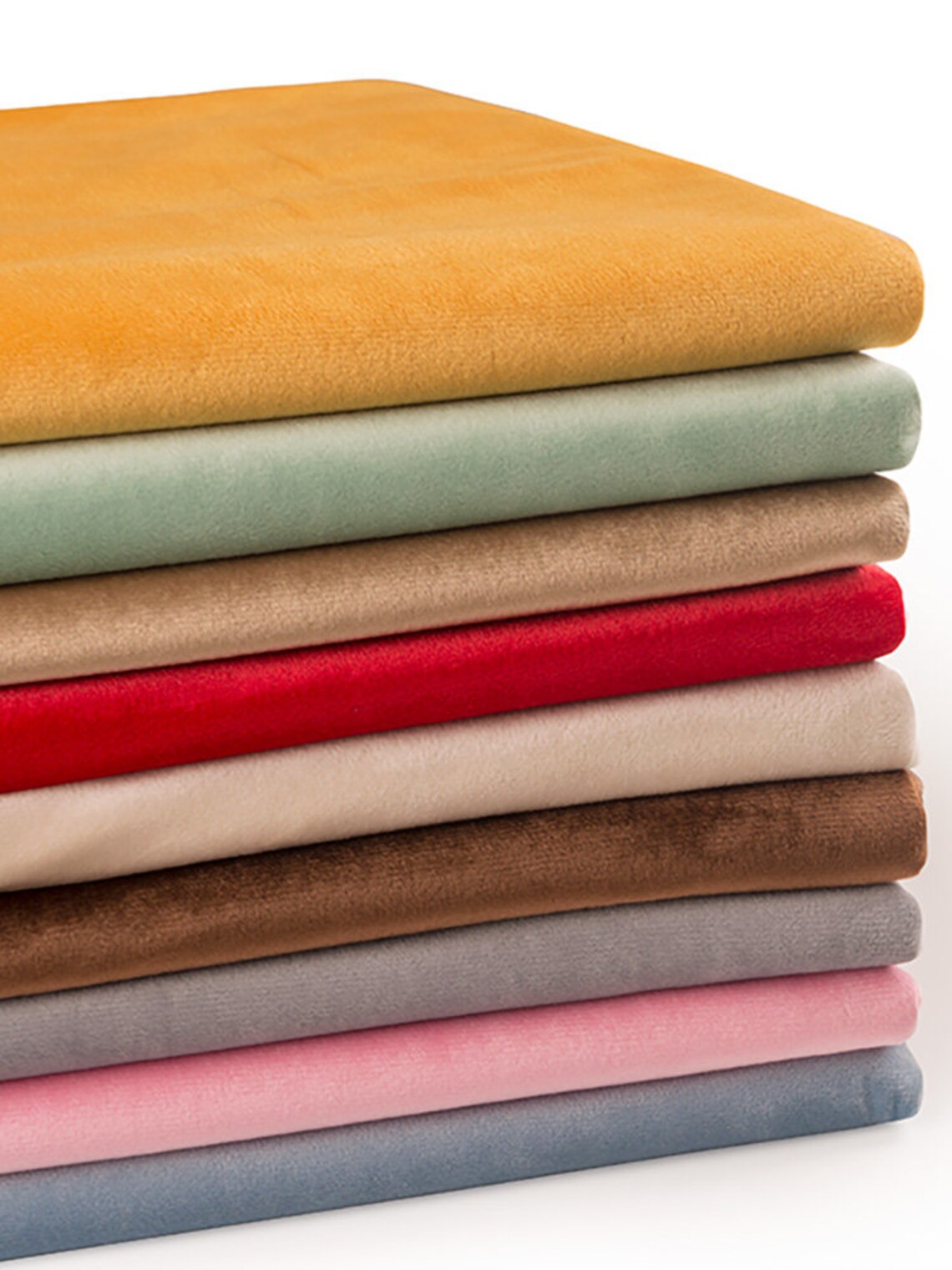 Velvet FabricVelvet Thick Fabric Fabric by the Half Etsy