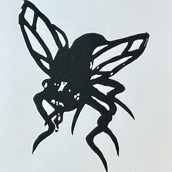 Original Lino Print: "The Fly".