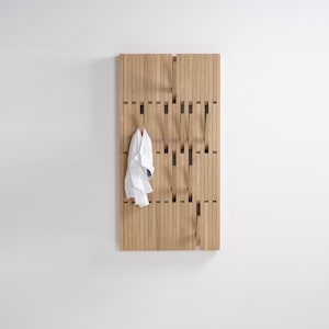 Walnut Wooden Coat Rack Wall Hook Piano Coat Rack Wall Mounted Doorway Decoration Hook Flip Down Home Decor Custom Gift For Housewarming