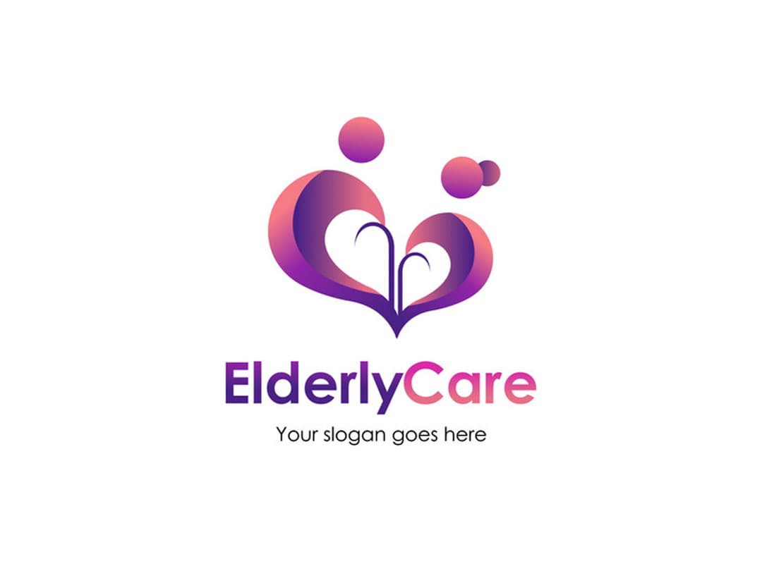 ELDERLY CARE LOGO Design, Custom Professional Elderly Care Logo Design