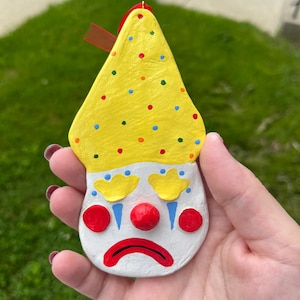 Sad Clown Wall Hanging