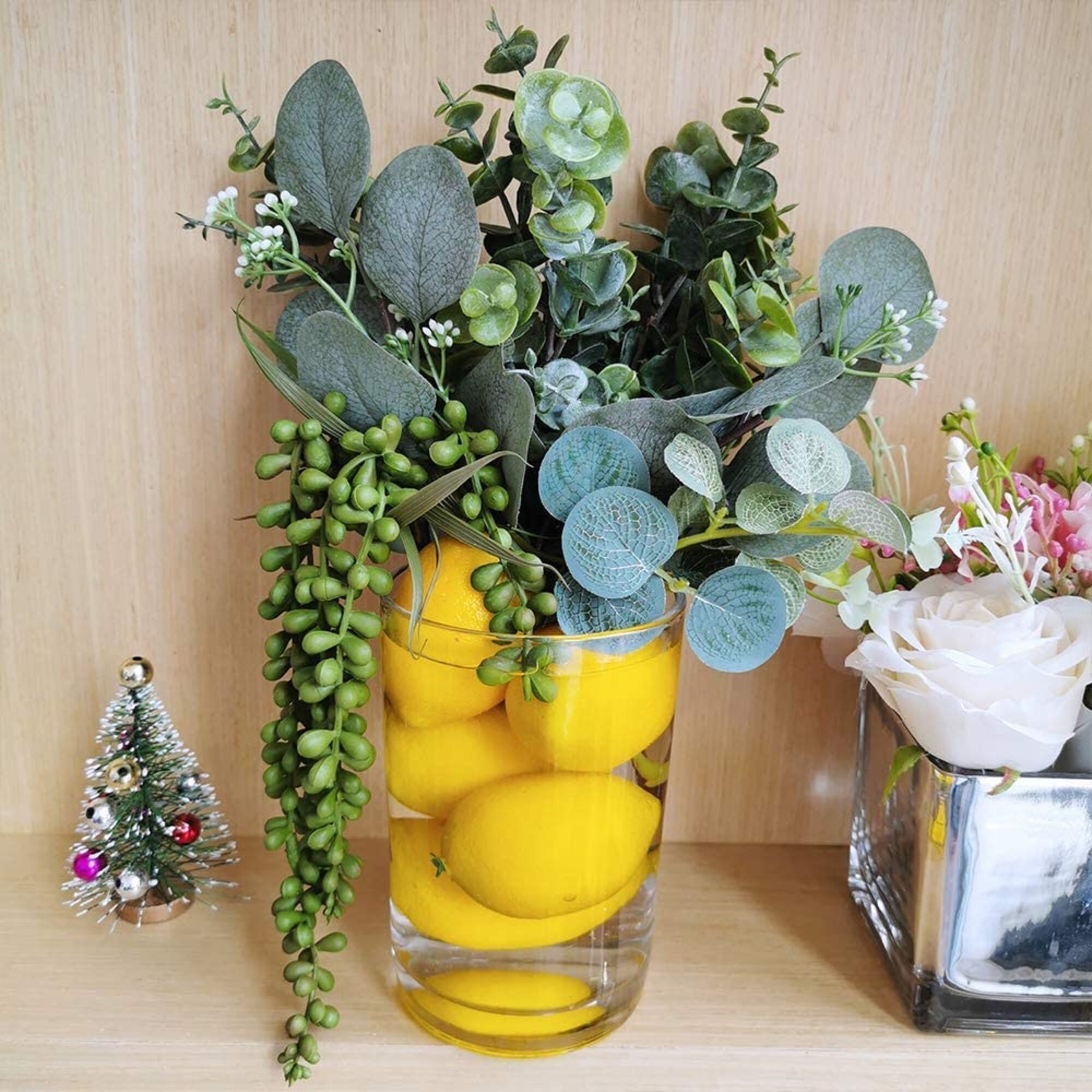 20 Pcs Fake Lemons Decorations Faux Fruits Artificial Yellow Etsy