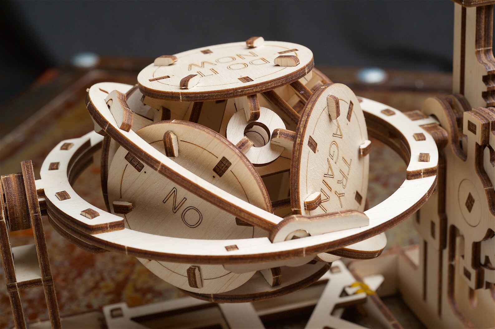 STEM Lab RANDOM GENERATOR 3D Wooden Puzzle Model