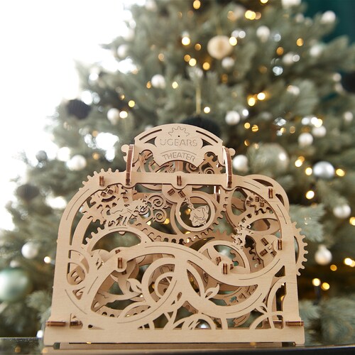 3d puzzles for adults, puzzles for adults, 3d wooden puzzle, Theater Mechanical 3D Puzzle Wooden Assembly Model Kit DIY Construction UGears