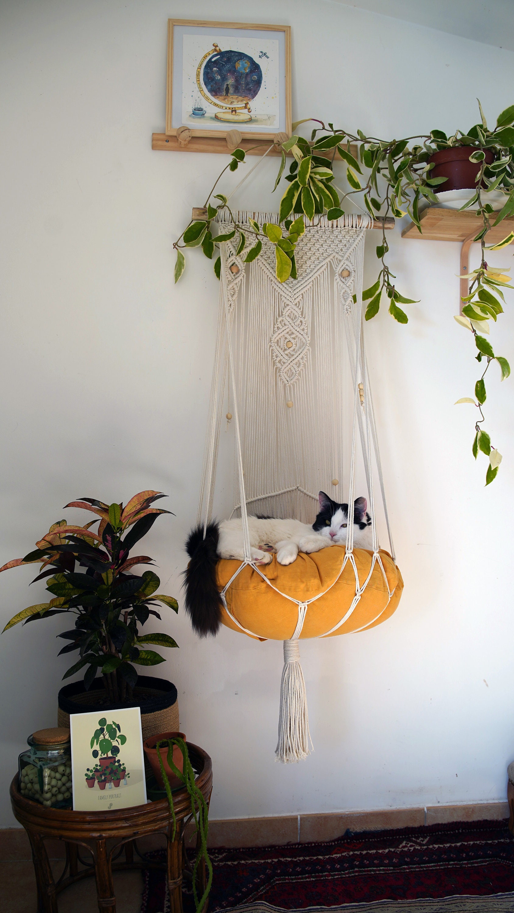 Hamac Pour Chat Babao Macramé