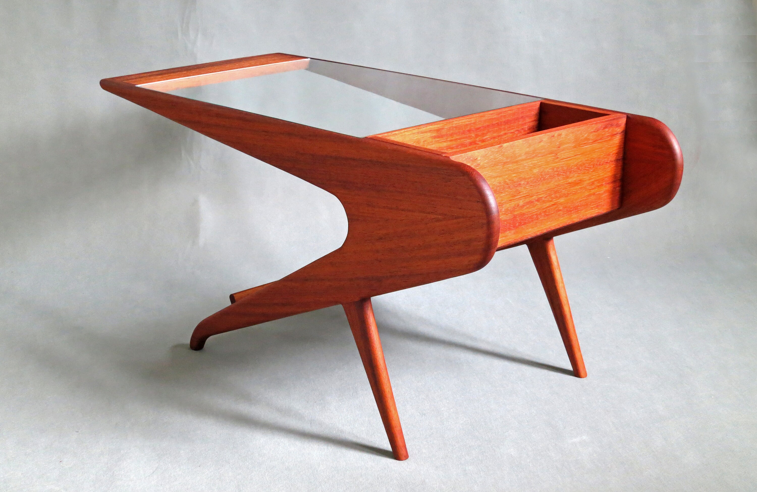 TEAK Wood Mid Century Coffee Table in the Style of Ico Parisi Etsy