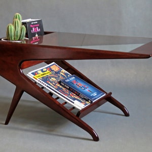 Mid Century Coffee Table in the Style of Ico Parisi # Italian # DANISH Modern NEW #