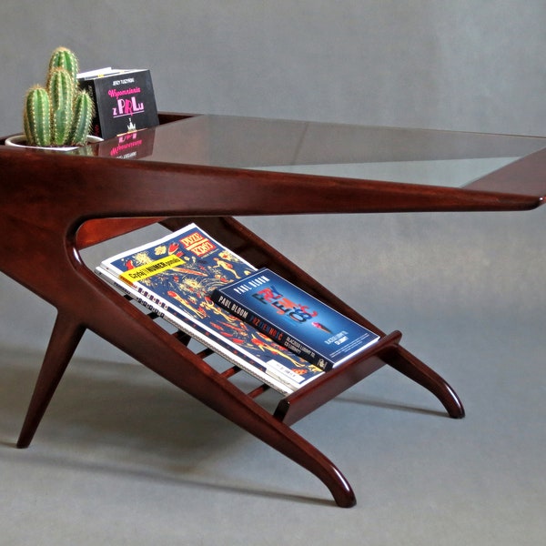 Table basse du milieu du siècle dans le style d’Ico Parisi # Italien # DANISH Modern NEW #