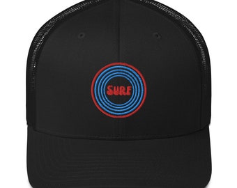 Casquette Trucker Surf Retro Logo Cercle