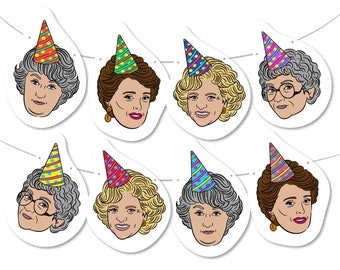 Golden Girls Printable Golden Girls Print Floral Etsy