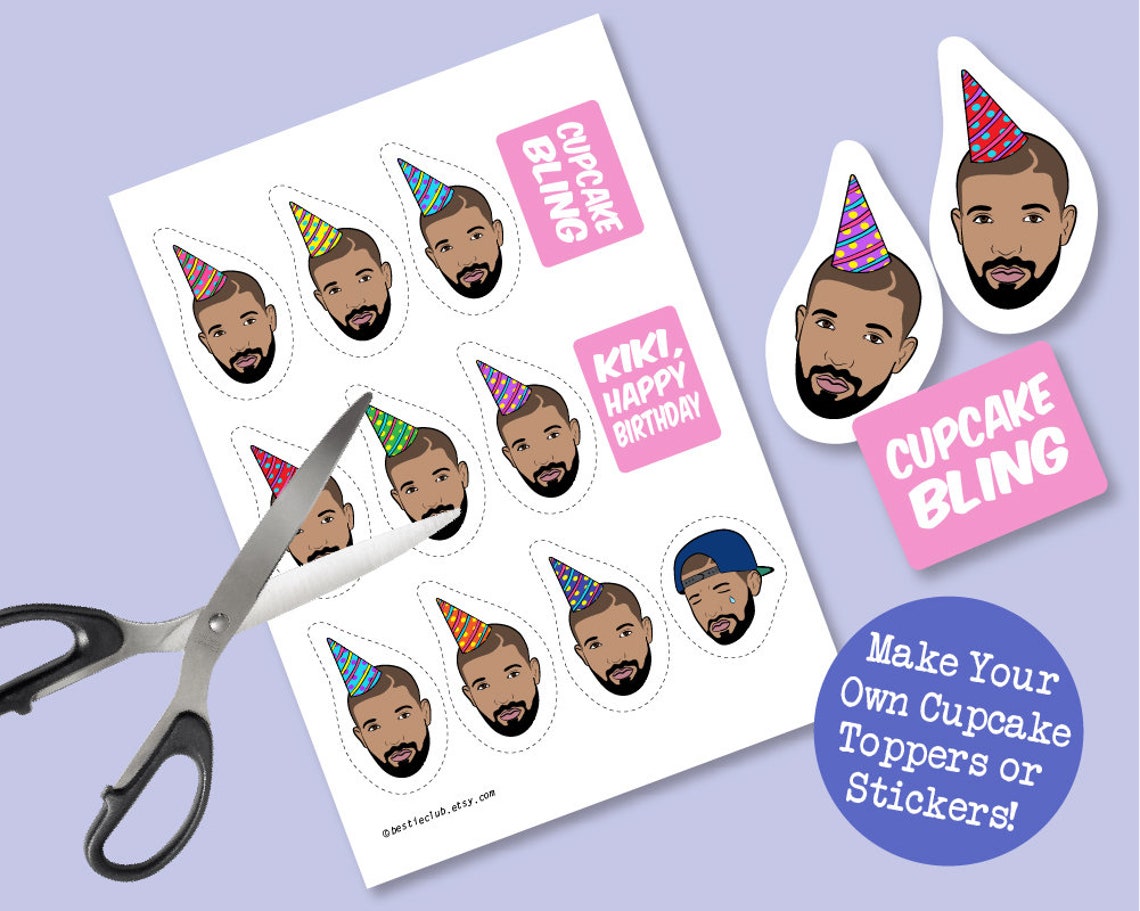 Drake Cupcake Toppers Printable Cupcake Toppers Drake Etsy drake-cupcake-toppers-printable-cupcake-toppers-drake-etsy