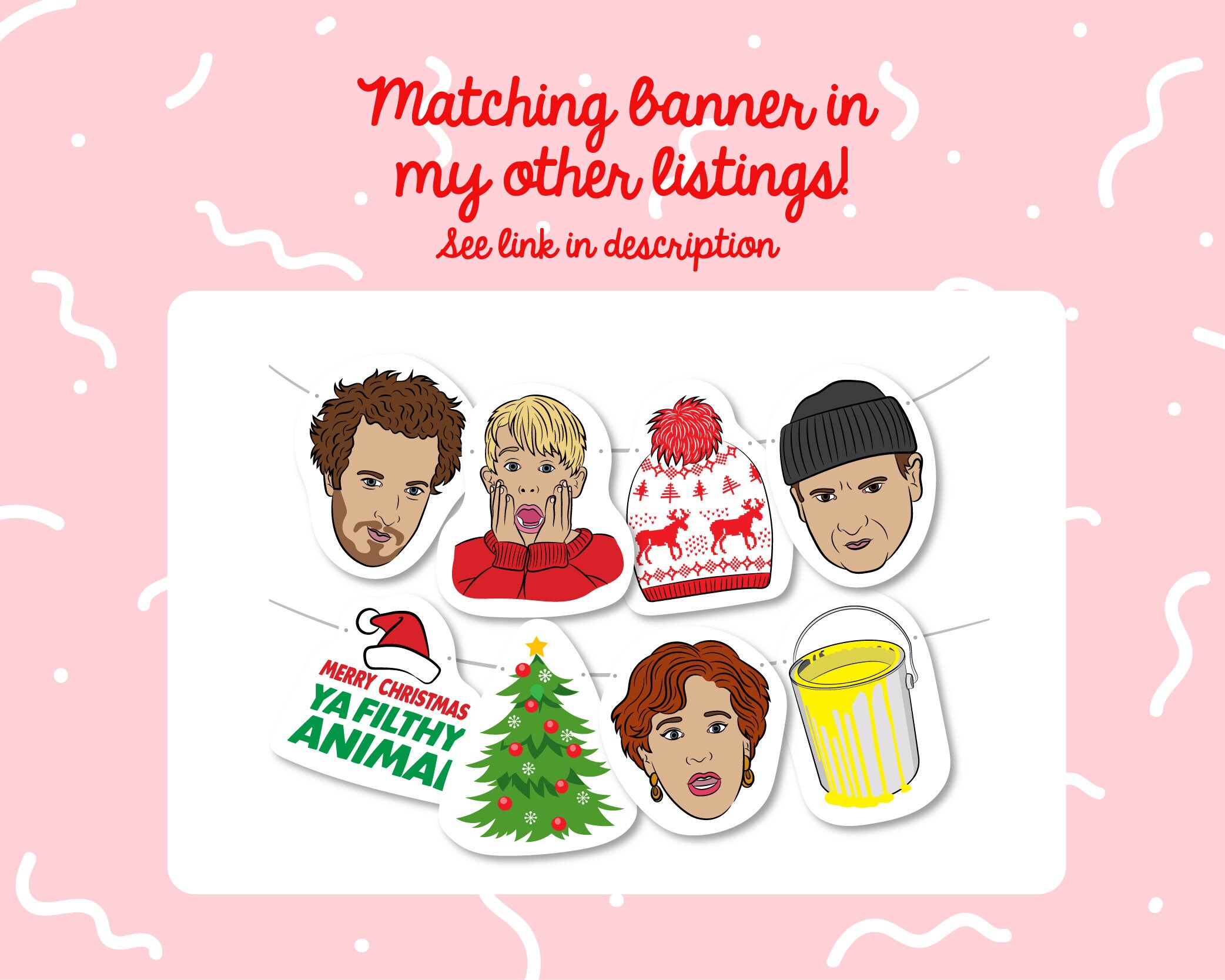 Home Alone Cupcake Toppers Home Alone Cupcakes Home Alone Etsy Australia