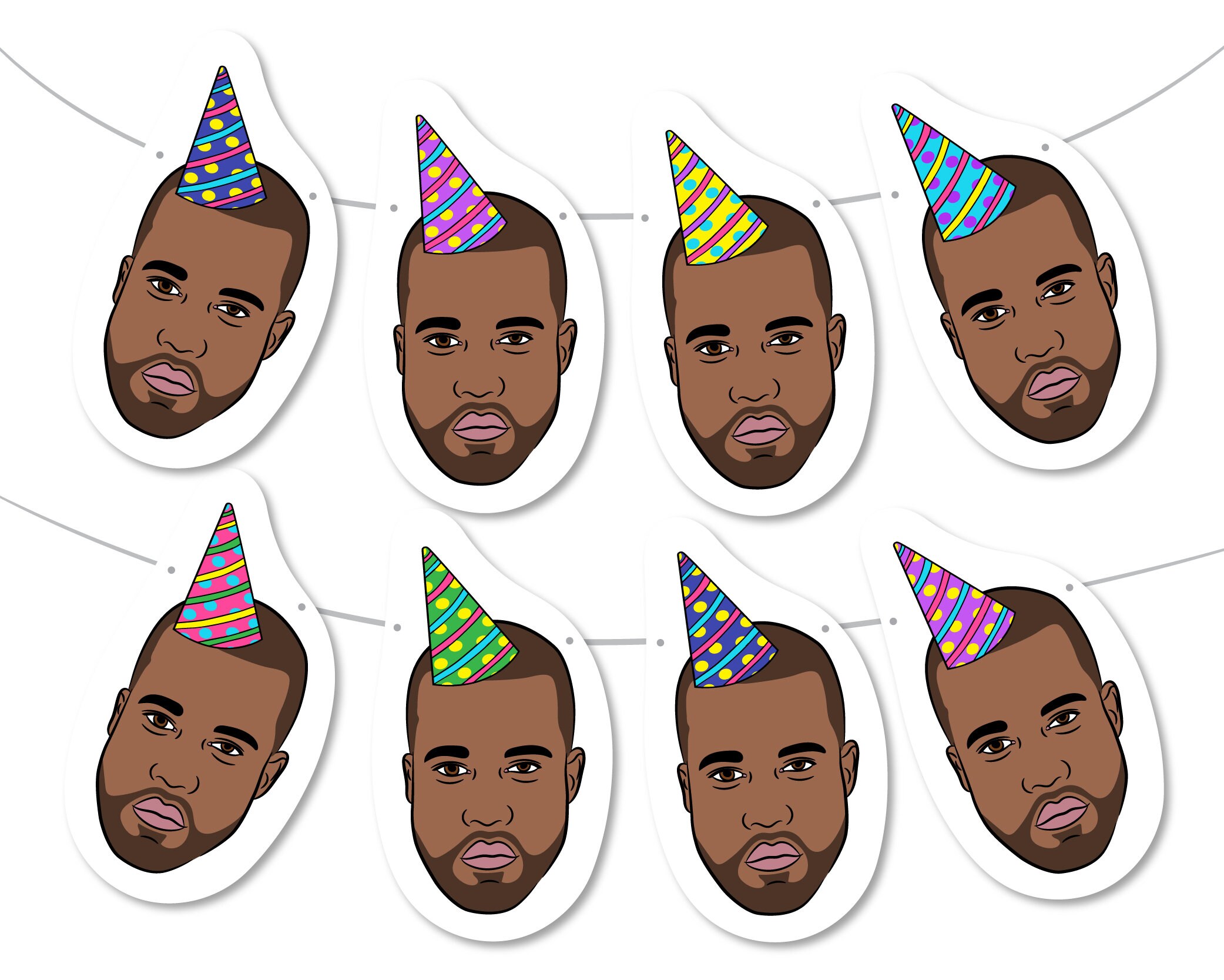 Kanye Banner Kanye Birthday Banner Funny Birthday Banner Etsy UK