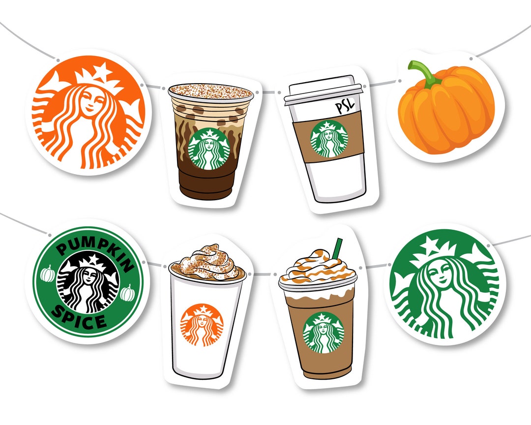 Starbucks Pumpkin Spice Latte Banner PSL Party Starbucks PSL Party