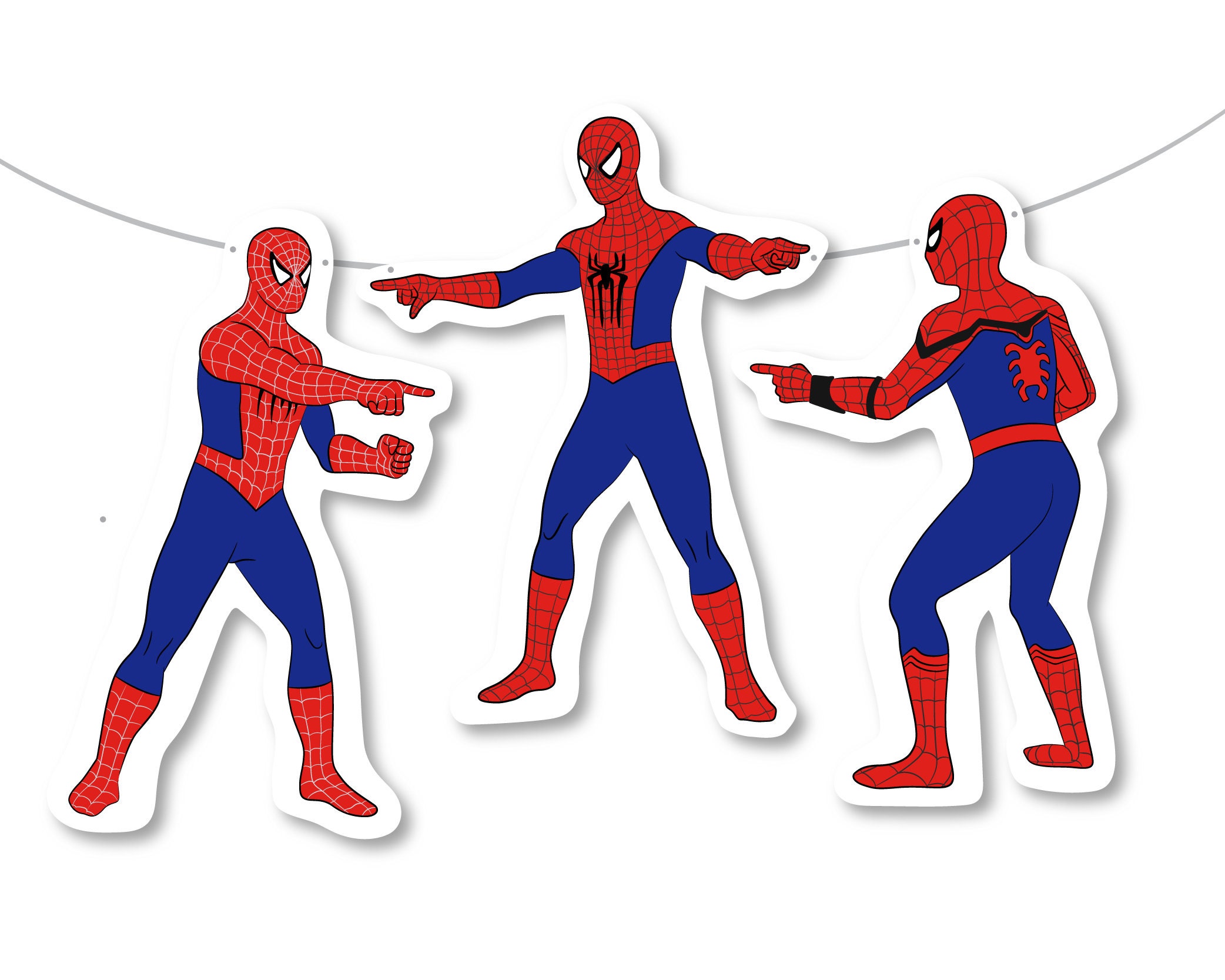 Spiderman meme print - Etsy España