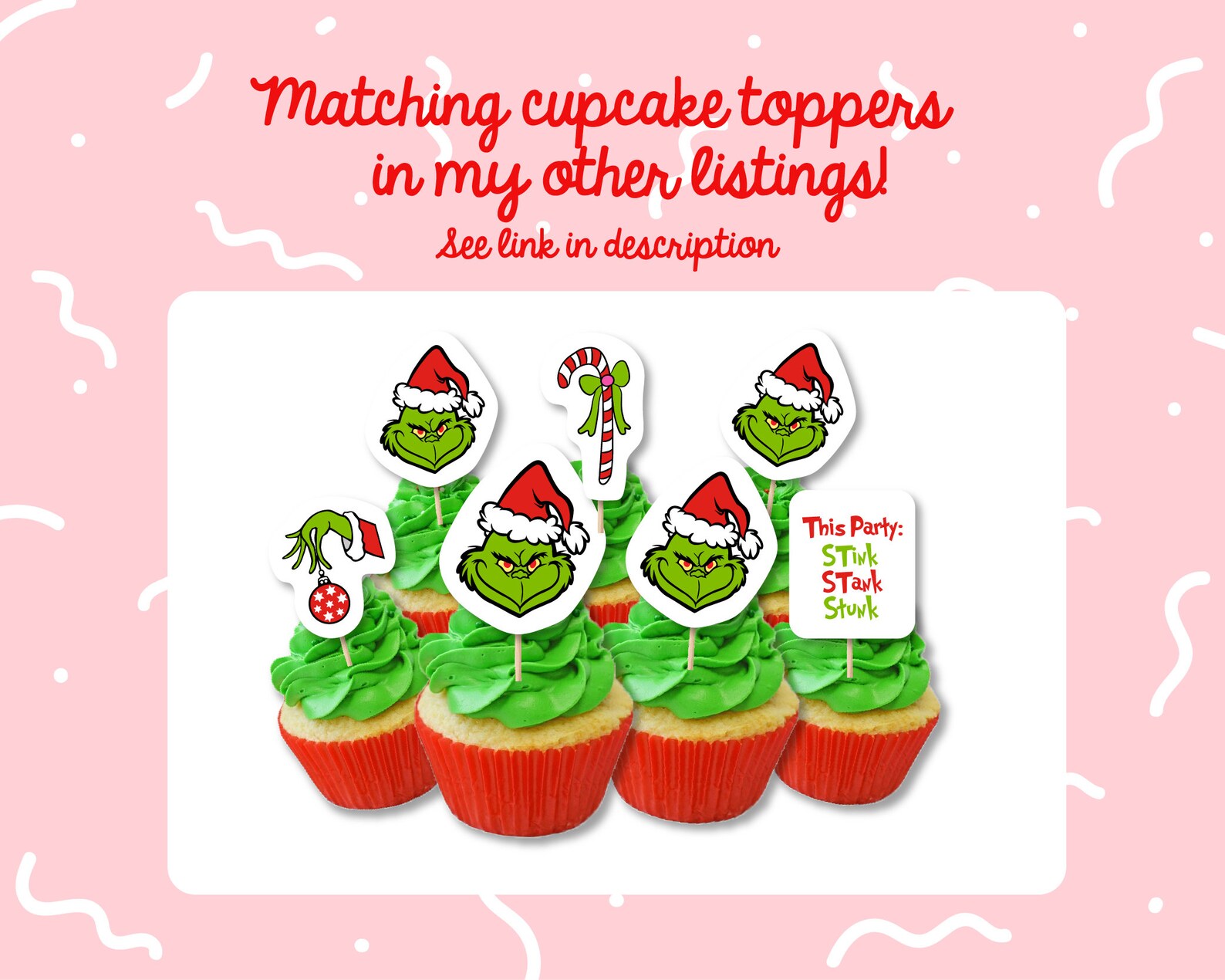 Grinch Banner Grinch Christmas Banner Grinch Party Banner - Etsy