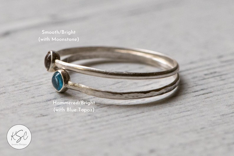 July Birthstone in Copper or Sterling Silver Ruby Ring July