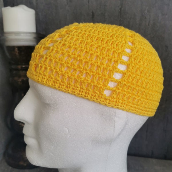 Baumwoll-Mütze, Kurze Herren Mütze,Gehäkelte Mütze,Sommer Mütze,Unisex Mütze ,häkeln Beanie,Männer Mütze,Kappe,verschiedene Farben ,Handmade