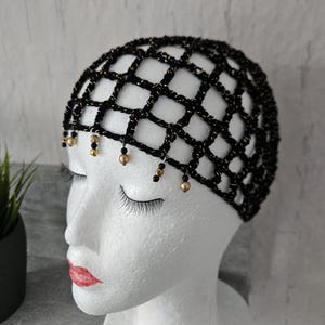 4 Stück Vintage Gold Stirnbänder Mit Großen Perlen – Haarschmuck Für Frauen, Party, Cocktail, Boho Style