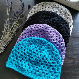 Cotton hat, hat for women, men, children, summer hat, unisex hat, crocheted summer hat, crochet beanie