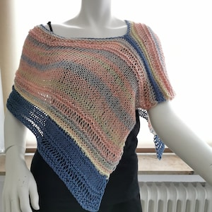 Women Ponchos, Cotton Scarf, Summer Women&#39;s Top,Poncho,Summer Poncho, Gift for Them, Vegan Clothes,Cotton Poncho