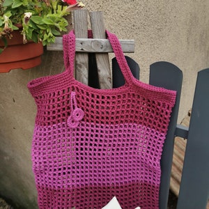 Crochet bag, market bag, shopping net, net bag, crochetbag,net shopping net bucket bag,bag,crochet net bag,bread bag zero waste image 1