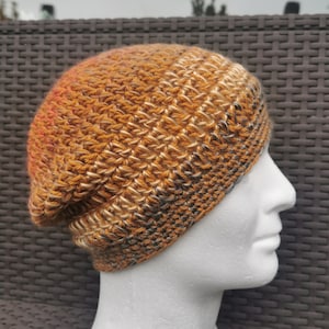 Winter hat,handmade,crochet hat,feature men crochet beanie,men hat,winter hat, men boy hat,unisex hat, brown hat