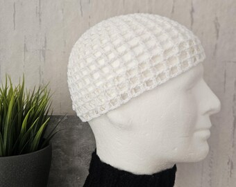 Docker cap, beach hat, unisex style, crochet hat, fisherman hat, summer mesh cotton skull cap, cotton festival hat, crocheted hat