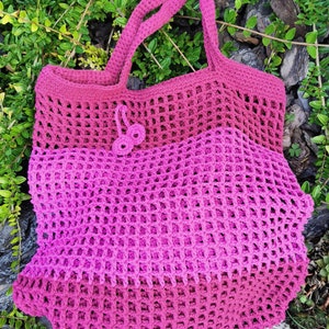 Crochet bag, market bag, shopping net, net bag, crochetbag,net shopping net bucket bag,bag,crochet net bag,bread bag zero waste image 3