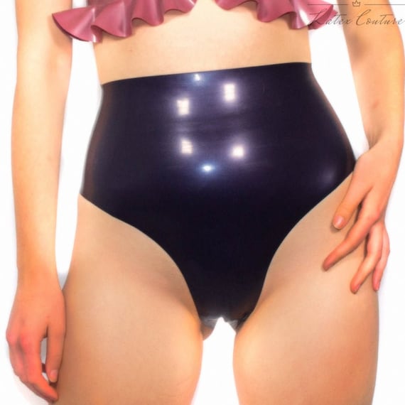 Latex Underwear Latex High Waisted Underwear, Sizes UK 6-16, Various  Colours Available, Made to Order, Gifts for Her -  New Zealand