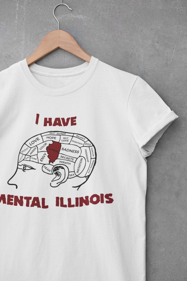 Mental Illinois Illinois Shirt Meme Shirts Iconic Funny - Etsy