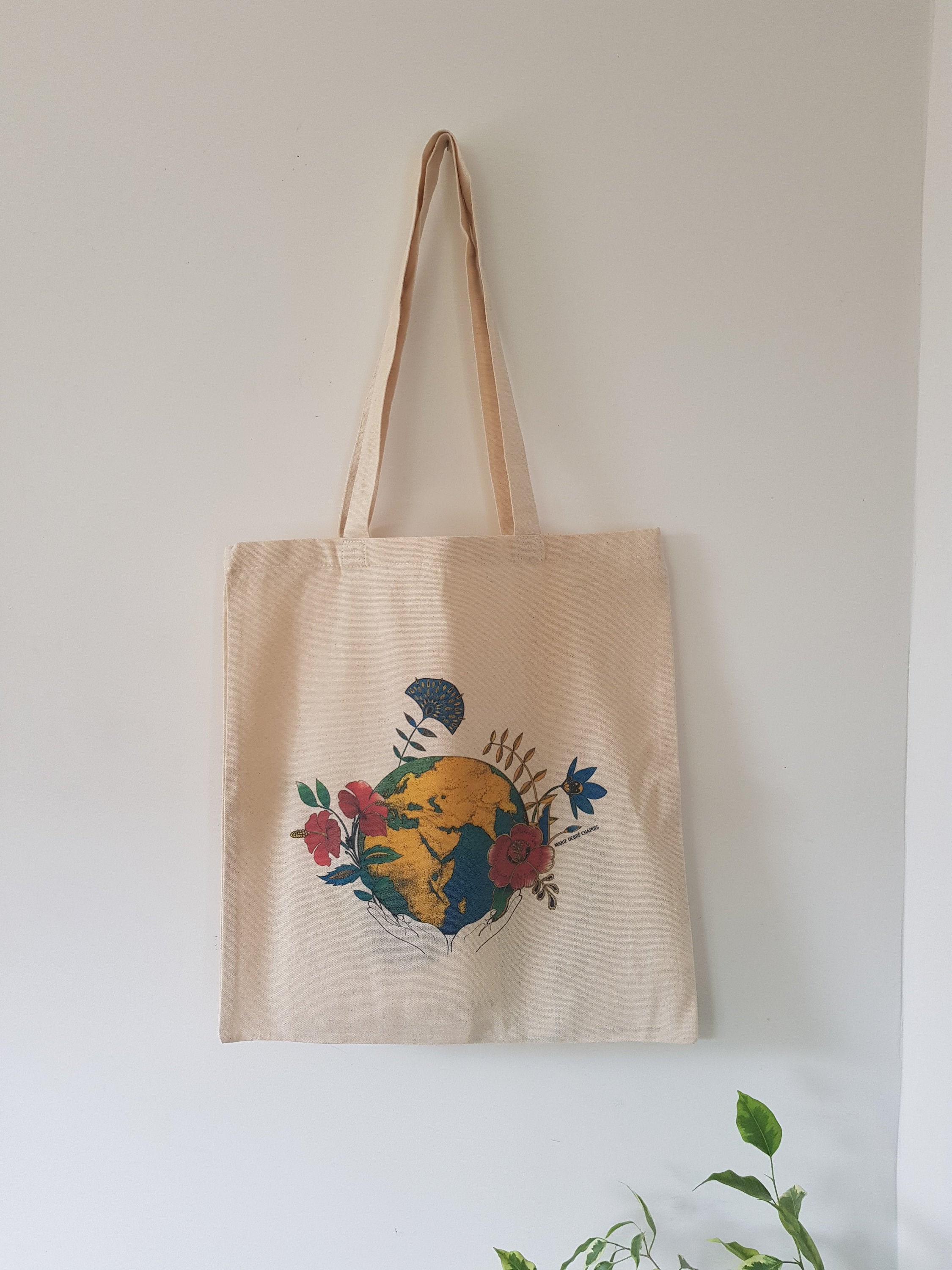 Tote Bag A Child by Hand 100% Cotton - Etsy UK