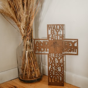 Cross - Cross Wall Décor - Wall Cross - Custom Crosses - Cross Home Décor - Lord&#39;s Prayer