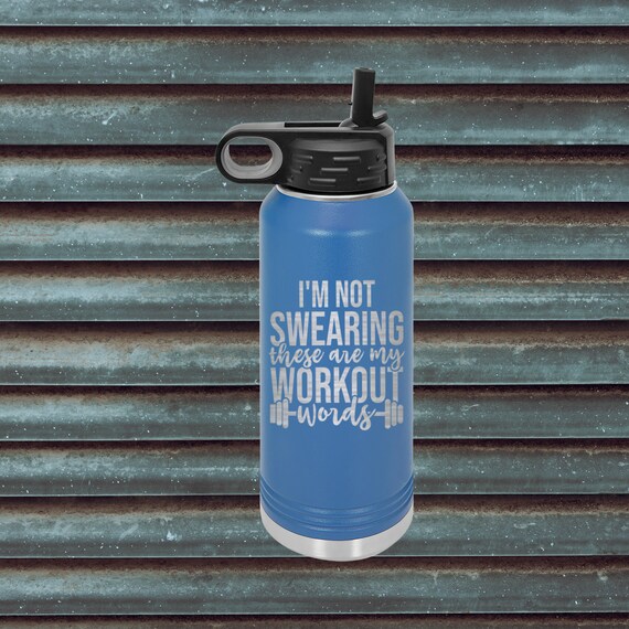 Lustige FitnessFlasche, Lustige Flasche, Lustiges Fitness Geschenk, Edelstahl Trinkgeschirr,