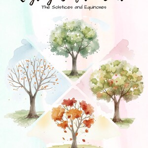 Pagan Homeschool Unit Study: Solstices & Equinoxes, Nature Journal, Activities, Science, Language Arts, Curriculum, K-5 Printable