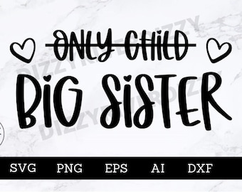 Big Sister Svg Etsy
