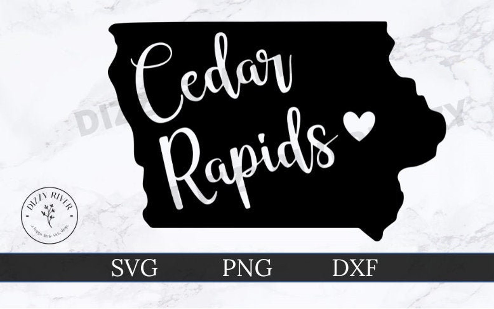 Cedar Rapids Iowa SVG DXF PNG Cricut Cut File Etsy UK
