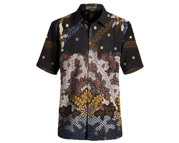 Madura Batik Shirt 100% Handmade From the Indonesian Island of | Etsy