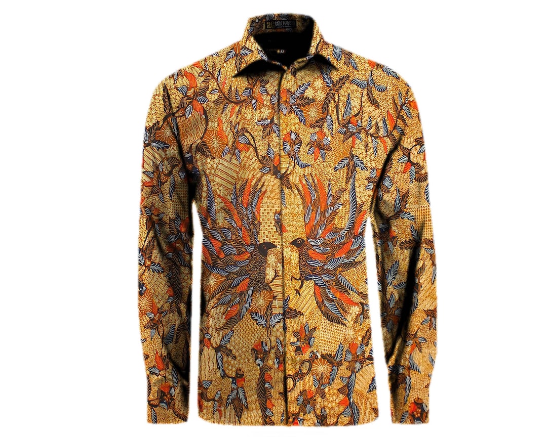 Indonesian Batik Shirt 100% Handmade From the Indonesian - Etsy