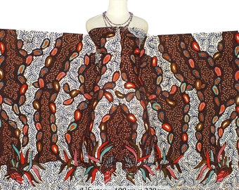 Hand Drawn Indonesian Batik, Made in Indonesia, Full Batik Tulis Madura, Indonesian Batik Fabric