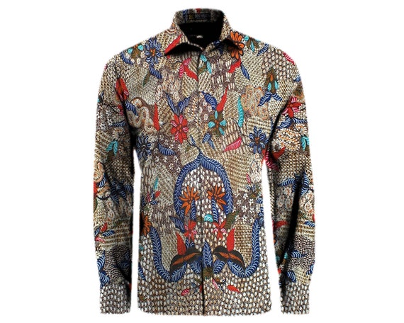 Madura Batik Shirt 100% Handmade From the Indonesian Island of - Etsy