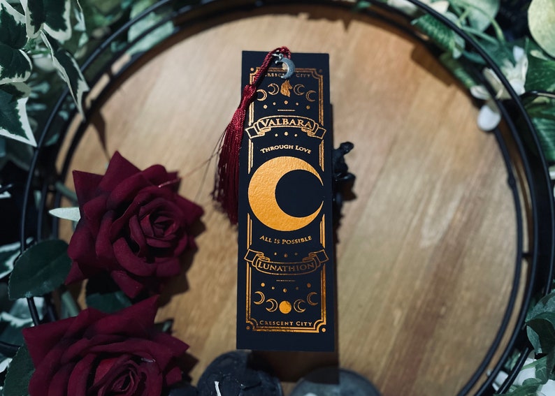 Officially Licensed Crescent City Bookmark Danika Bryce Bookish Foiled Bookmark Crescent City image 2