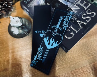 Officially Licensed | Throne of Glass Bookmark | Bookish | Foiled Bookmark | ToG | Fireheart | SJ Maas