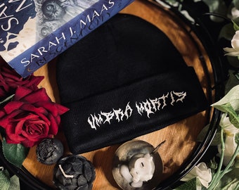 Officially Licensed | Crescent City | SJ Maas | Beanie | Umbra Mortis | Bookish | Hat | Hunt Athlar |