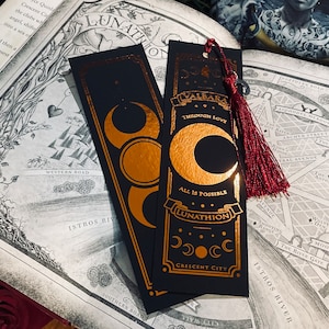 Officially Licensed Crescent City Bookmark Danika Bryce Bookish Foiled Bookmark Crescent City image 4
