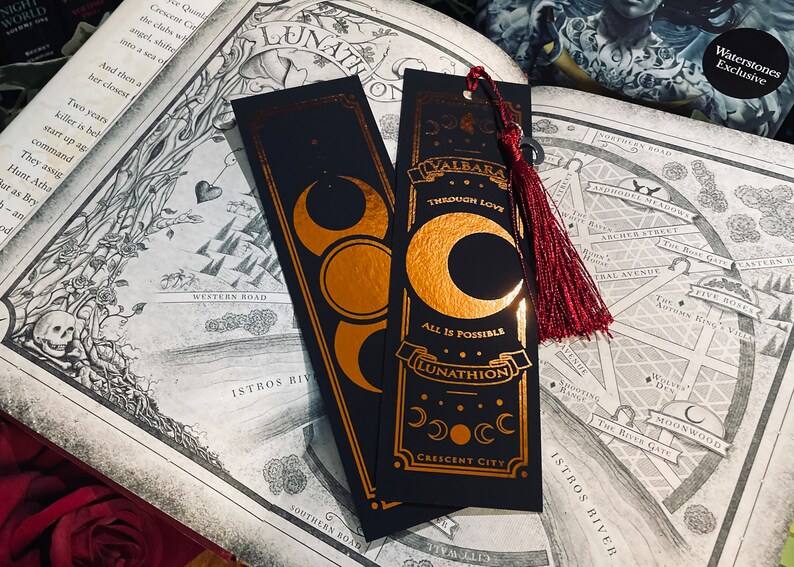 Officially Licensed Crescent City Bookmark Danika Bryce Bookish Foiled Bookmark Crescent City image 4