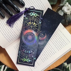 Zodiac Bookmark Foiled Bookmark Witch Goth image 1